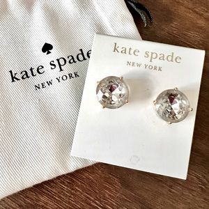 Kate Spade gold post earrings